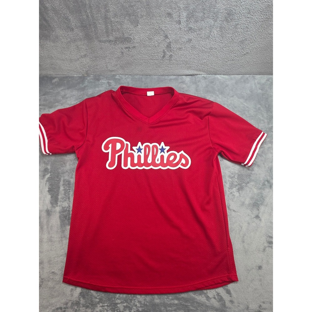 Philadelphia Phillies MLB Jersey Red Mesh V-Neck Number 29 Chevrolet XXL
